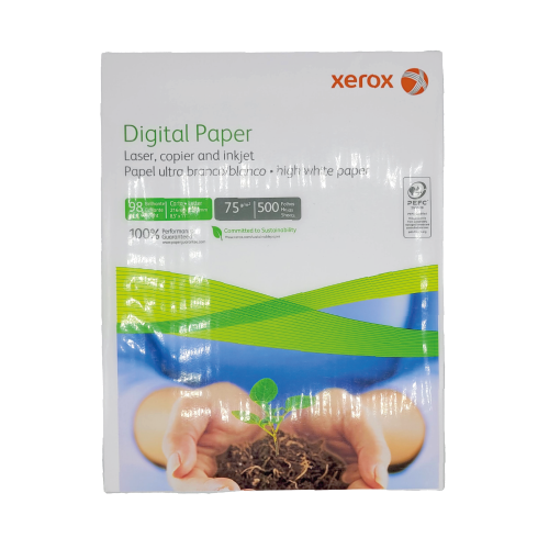 RESMA DE PAPEL TAMAÑO CARTA 500 HJS 100% BLANCO XEROX