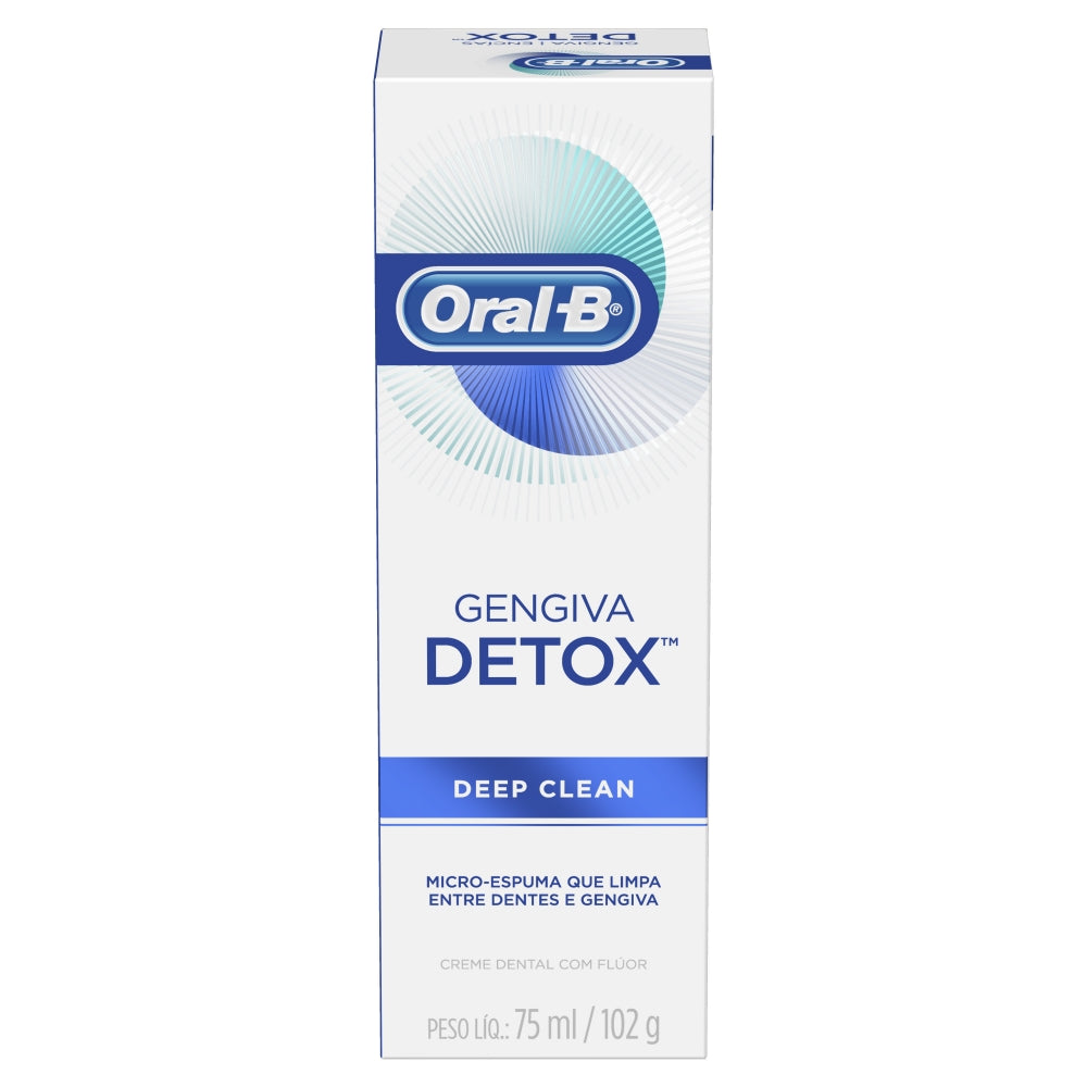 PASTA DE DIENTES ORAL B DETOX DEEP CLEAN 75ML