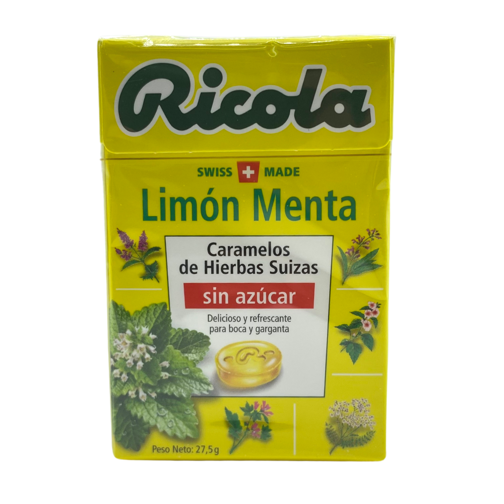 PASTILLA RICOLA LEMON MINT SIN AZUCAR 27.5 GR