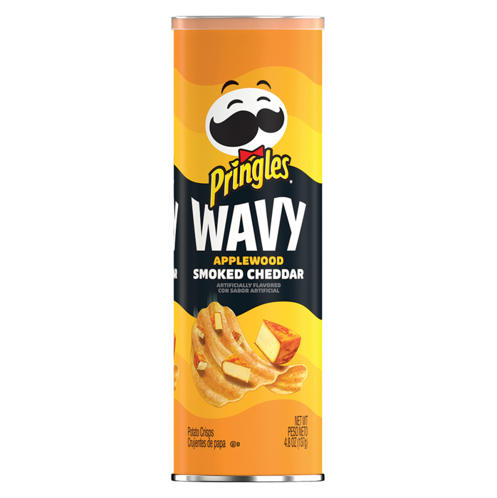 PAPITAS PRINGLES WAVY SMOKED CHEDDAR 137GR