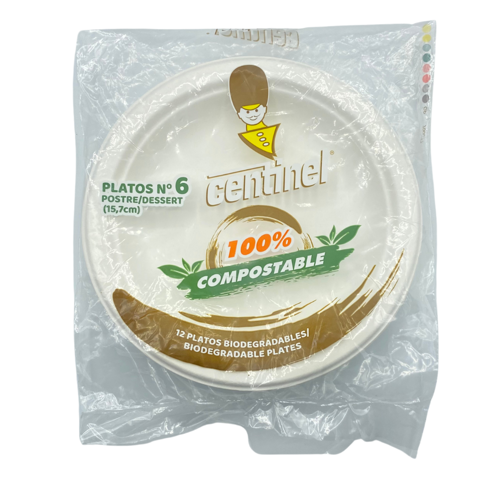 PLATO COMPOSTABLE CENTINEL #6 12 UNI