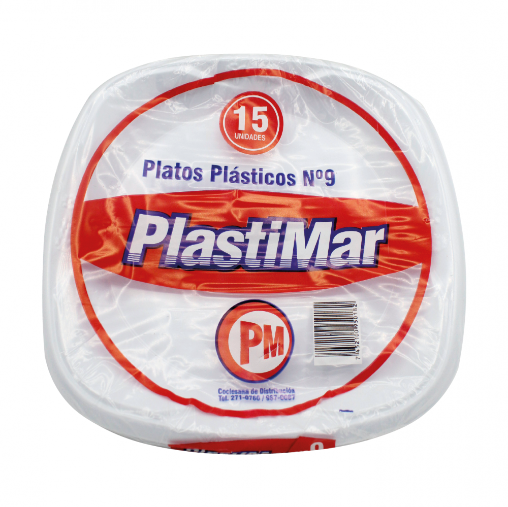 PLATOS PLASTIMAR N-9 15 UND