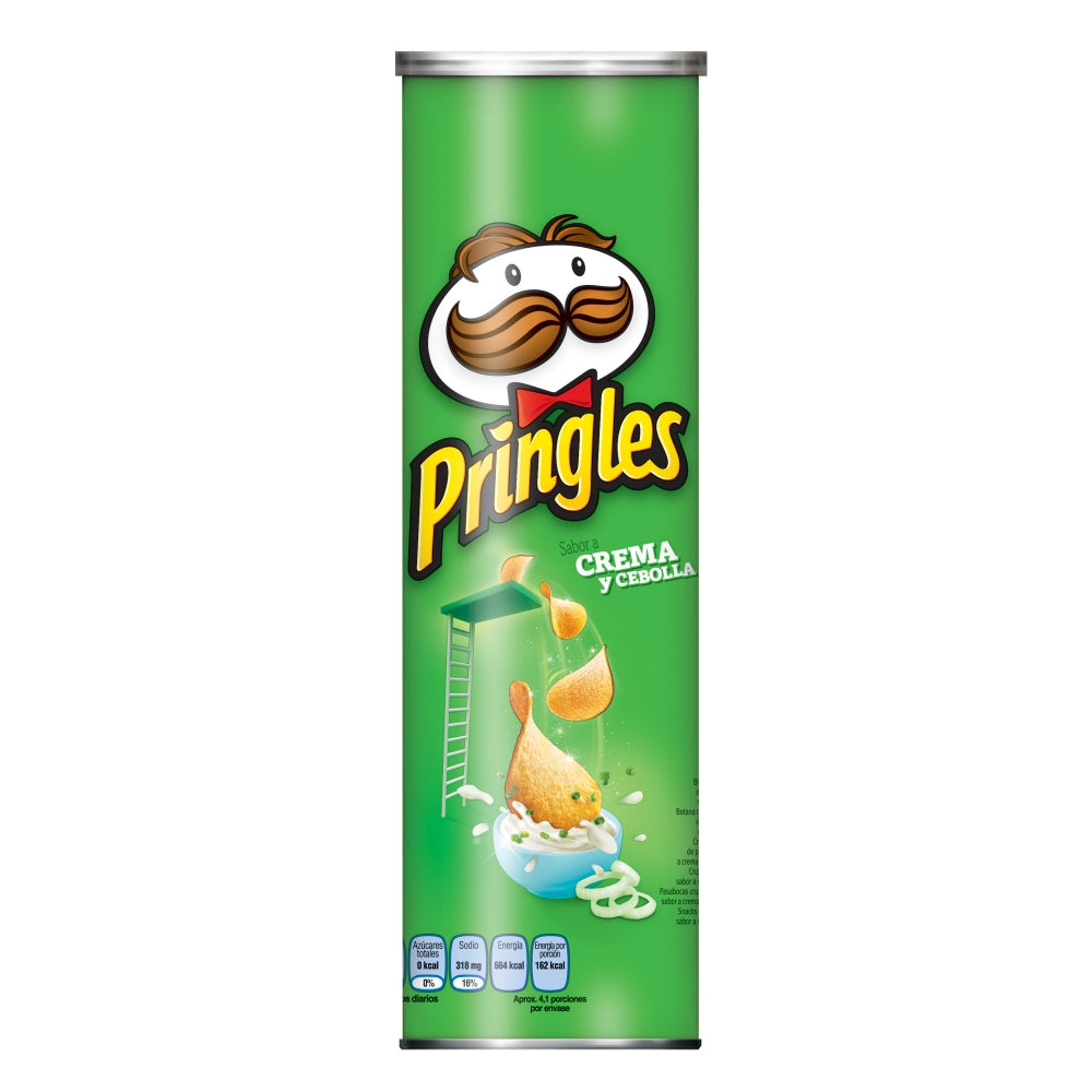 PRINGLES SOUR CREAM AND ONIONS 124 GR