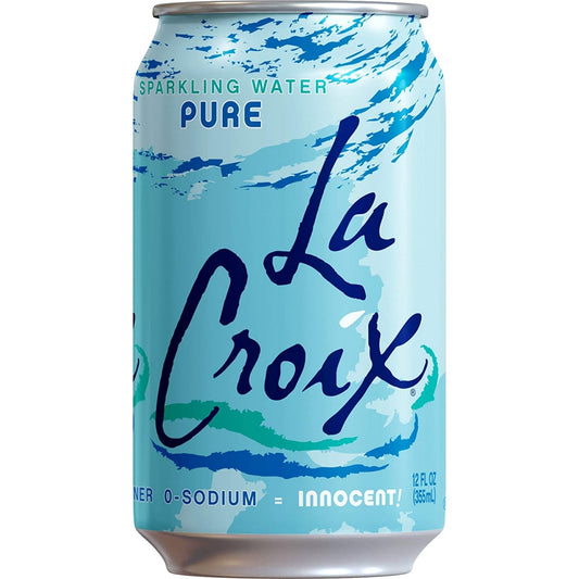 AGUA CON GAS LA CROIX PURE LATA 12 OZ