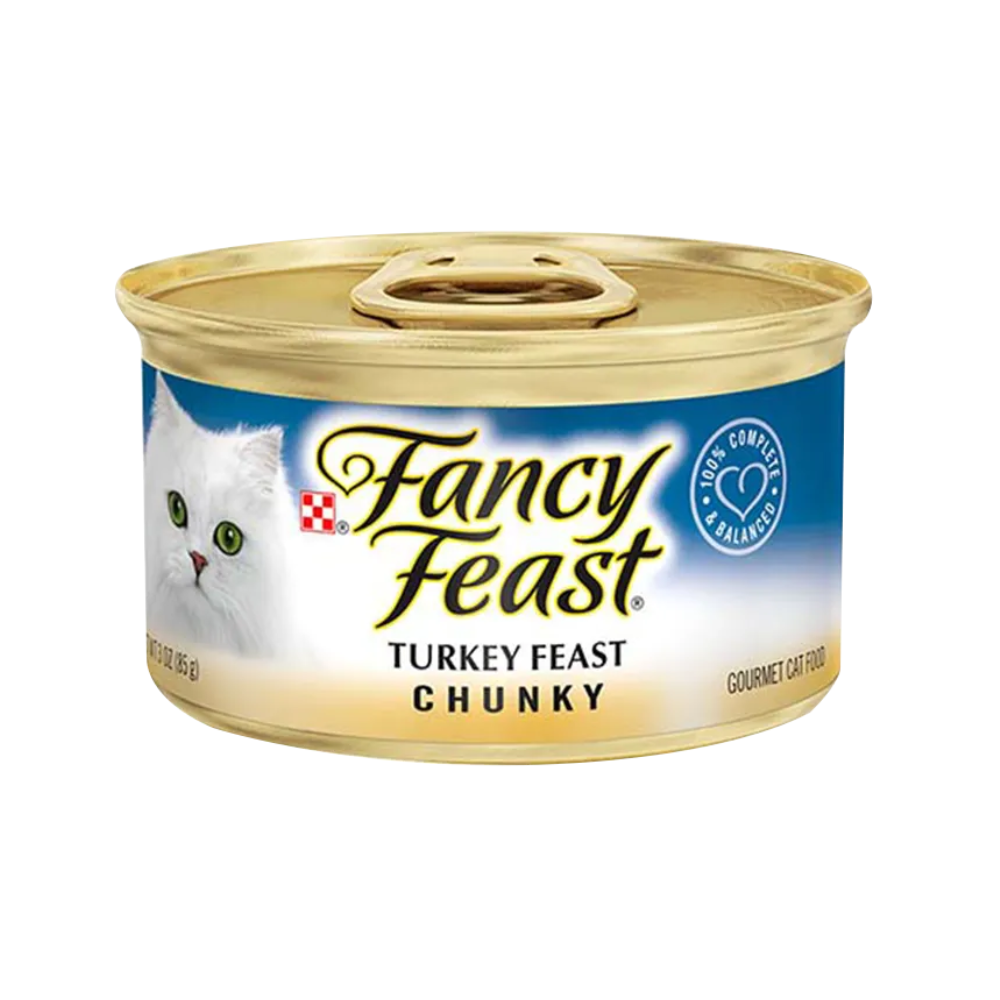 PURINA FANCY FEAST GATO CHUNKY TURKEY FEAST 85 GR