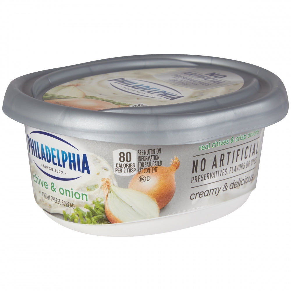 QUESO CREMA PHILADELPHIA CHIVE & ONION 8 OZ