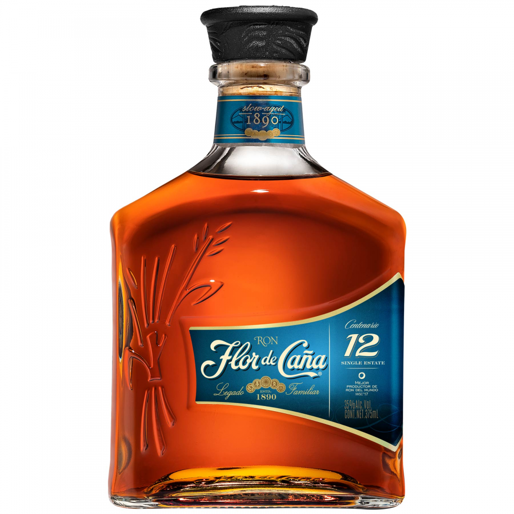 RON FLOR DE CAÑA 12 AÑOS 350 ML
