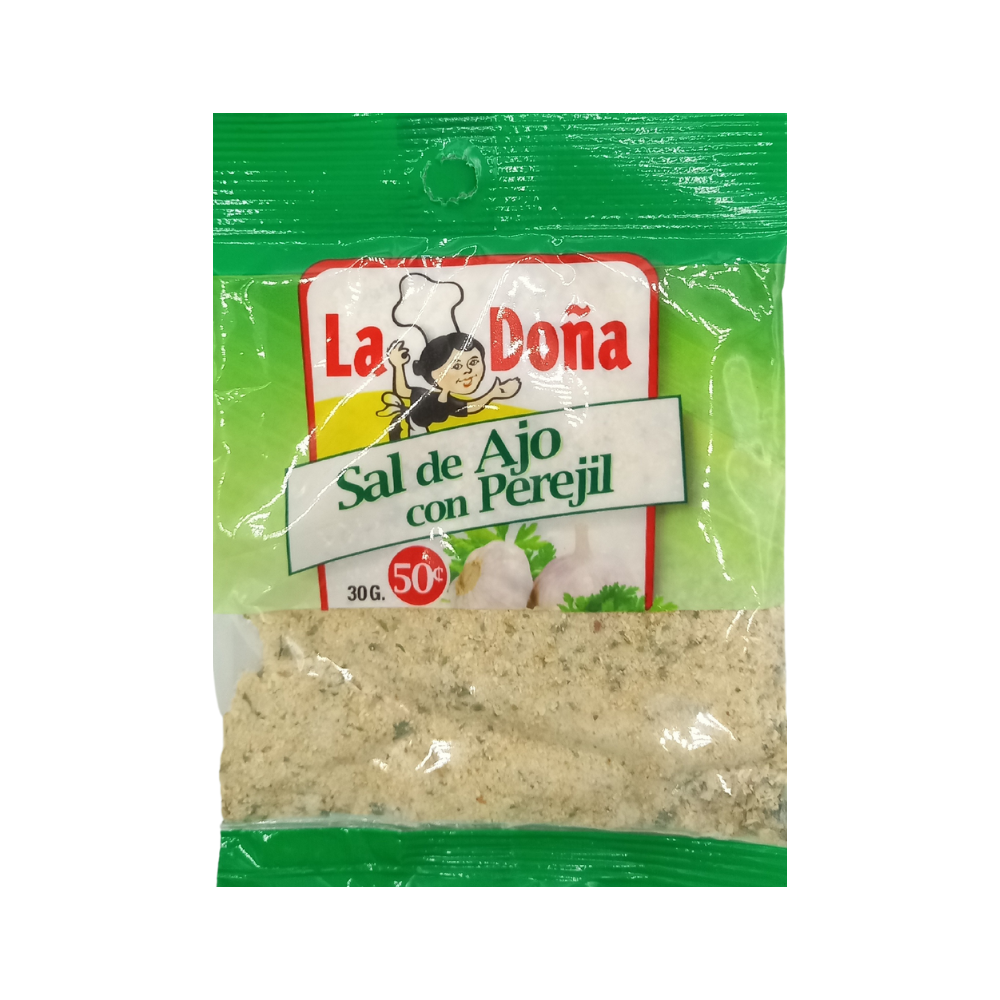 SAL DE AJO CON PEREJIL LA DOÑA 30 GR