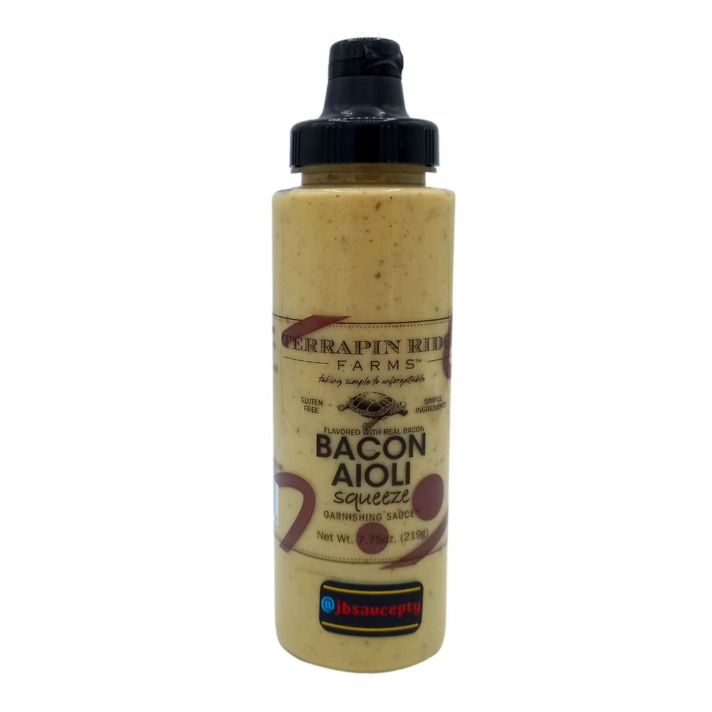 SALSA BACON AIOLI GARNISHING SQUEEZE FARMS 219 GR