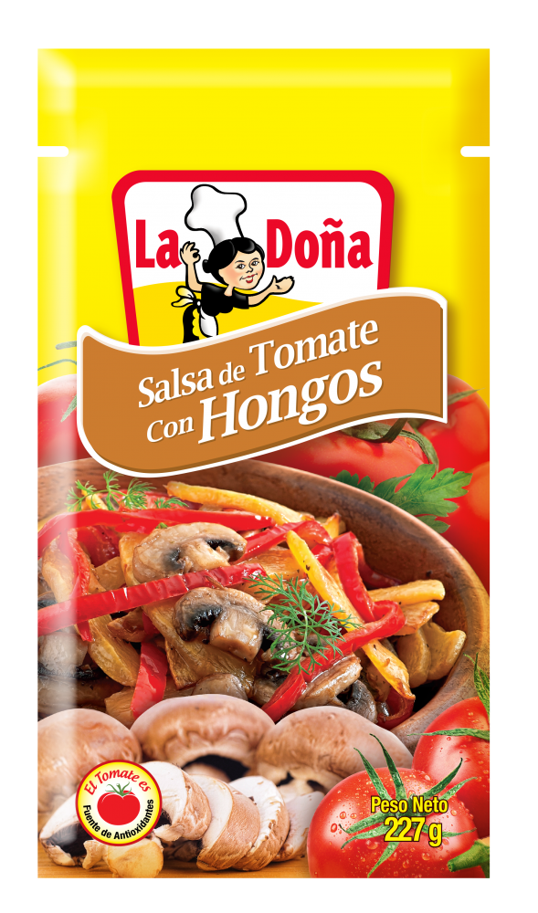 SALSA CON HONGOS LA DOÑA 227 G
