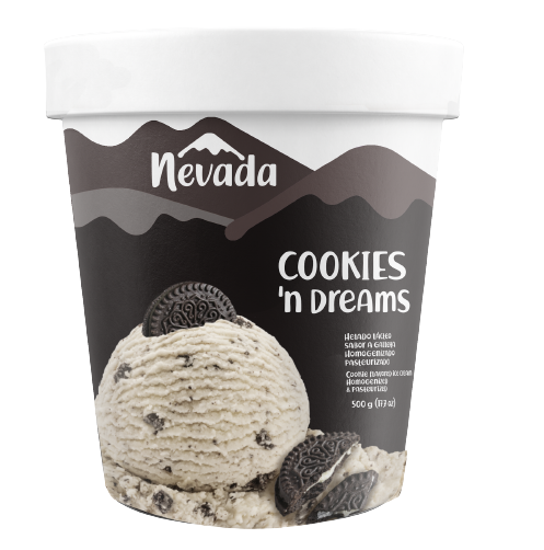 HELADO NEVADA GALLETA 1/4 GALON