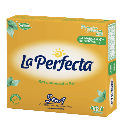 LA PERFECTA MARGARINA C/MAIZ BAR 1LB 12.5%