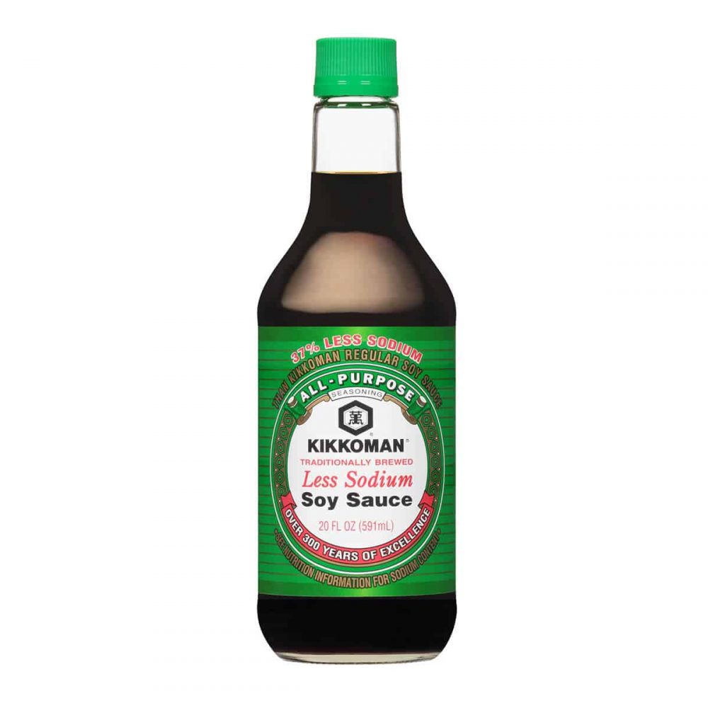 SALSA SOYA KIKKO MAN LESS SODIUM 20 OZ