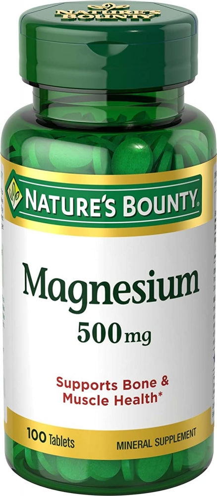 SUPLEMENTO MAGNESIUM 500 MG 100 TABLETAS
