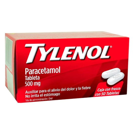 TYLENOL  EXTRA FUERTE CAJA DE 50 TABLETAS