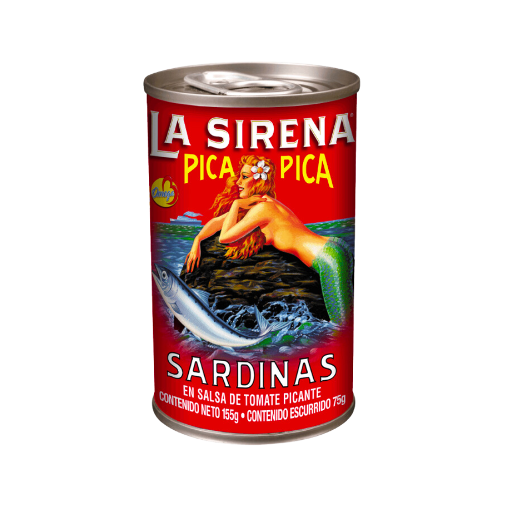 SARDINA EN SALSA DE TOMATE PICANTE LA SIRENA 155 GR