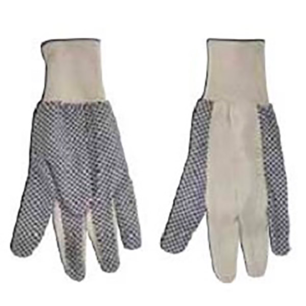 GUANTES DE ALGODÓN CON PUNTOS ANTIDESLIZANTES