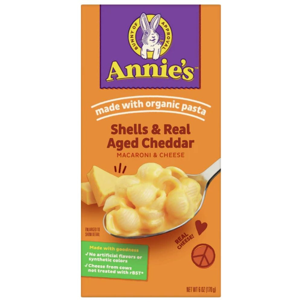 MAC & CHEESE ANNIES SHELLS QUESO AMARILLO CHEDDAR 170 GR