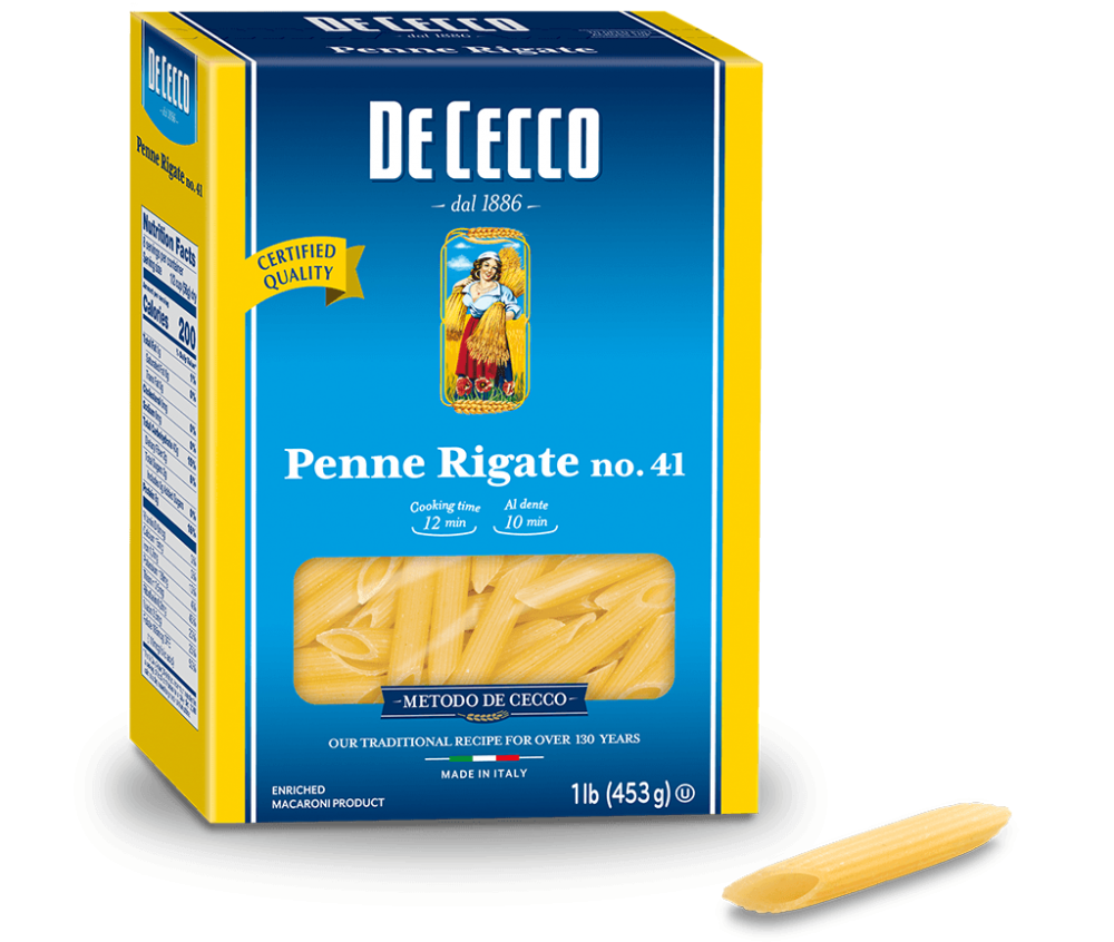 PASTA PENNE RIGATE DE CECCO 500 GRS