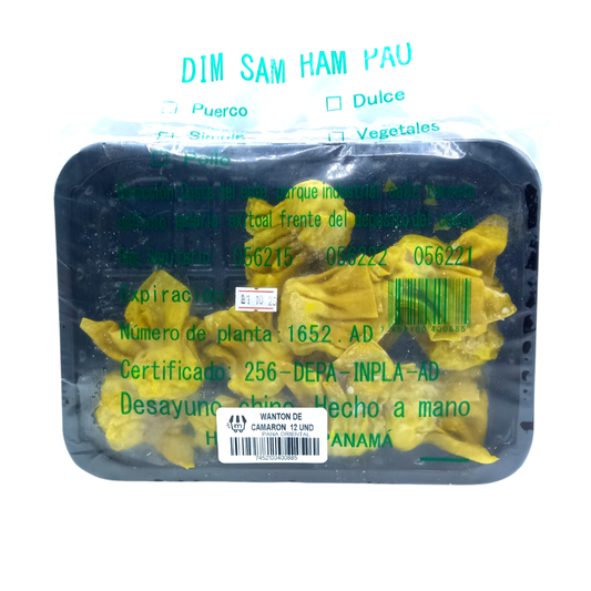 WANTON DE CAMARON PANA ORIENTAL 12 UND