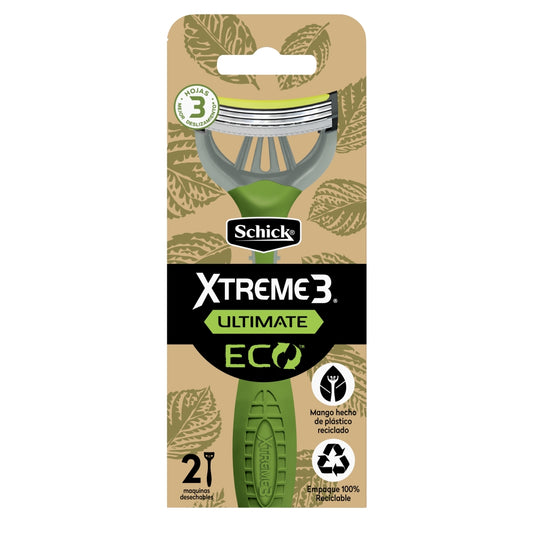 AFEITADORA SCHICK XTREME 3H ECO 2 MAQUINAS