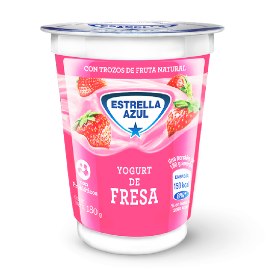 YOGURT ESTRELLA AZUL FRESA 180 G
