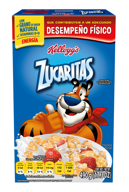 CEREAL KELLOGGS ZUCARITAS 490 G