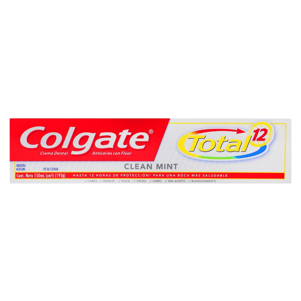 PASTA DE DIENTES COLGATE TOTAL CLEAN MINT 150 ML
