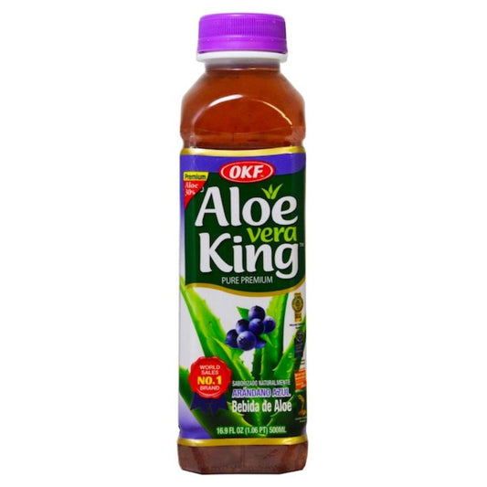 BEBIDA DE ARANDANO AZUL ALOE VERA KING 500 ML