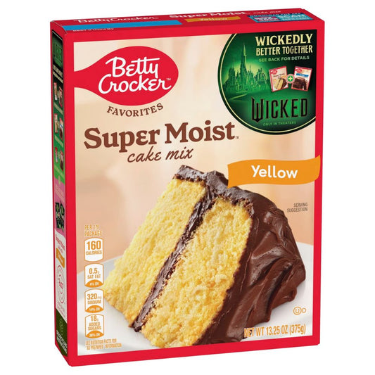 MIX CAKE BETTY CROCKER YELLOW 375 GR