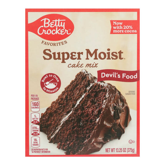 MIX CAKE CHOCOLATE BETTY CROCKER 375 GR