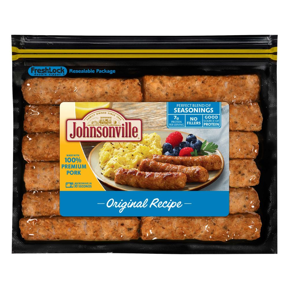 SALCHICHAS DE DESAYUNO JOHNSONVILLE 12 UND
