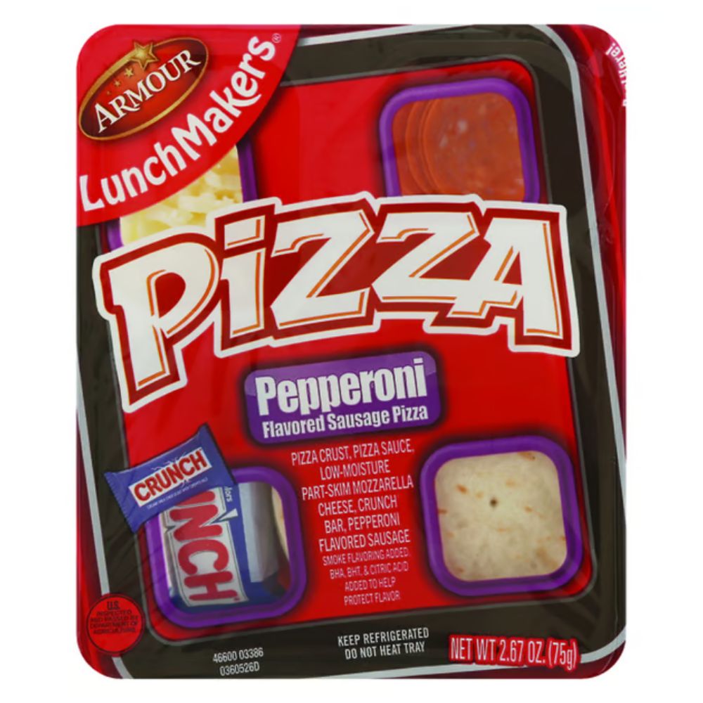 PIZZA PEPPERONI PARA LONCHERA ARMOUR 75 GR