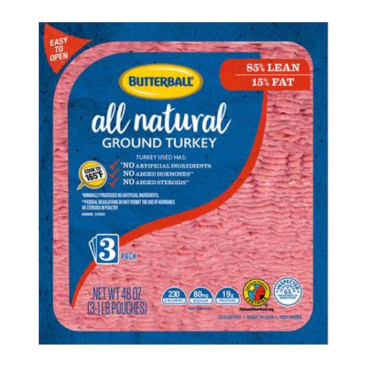 CARNE DE PAVO MOLIDA BUTTERBALL 48 OZ
