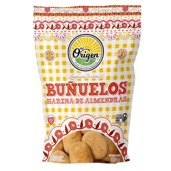 BUÑUELOS DE ALMENDRA GLUTEN FREE DEL ORIGEN  270 GR