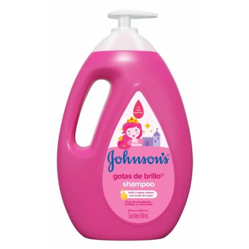 SHAMPOO JOHNSONS BABY GOTAS DE BRILLO 1000 ML