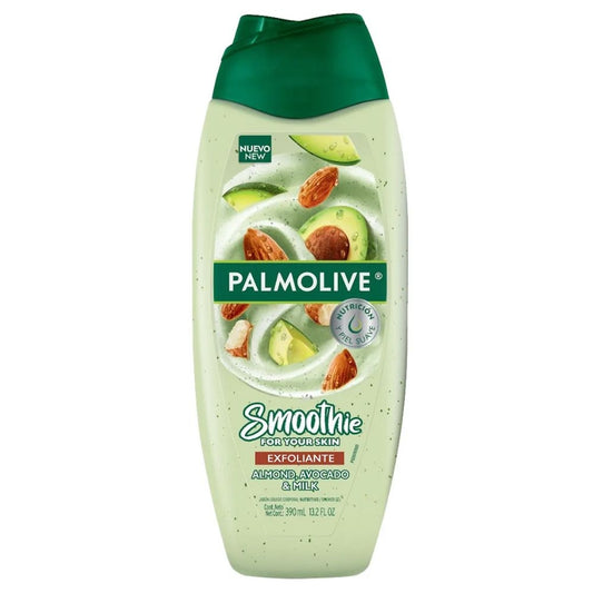 SMOOTHIE EXFOLIANTE AGUACATE ALMENDRA Y LECHE PALMOLIVE 390 ML
