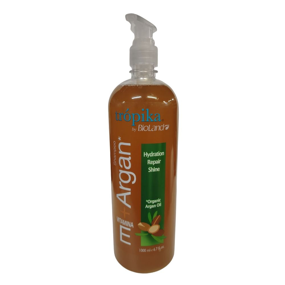 SHAMPOO DE ARGAN Y VITAMINA E TROPIKA BY BIOLAND 1000 ML