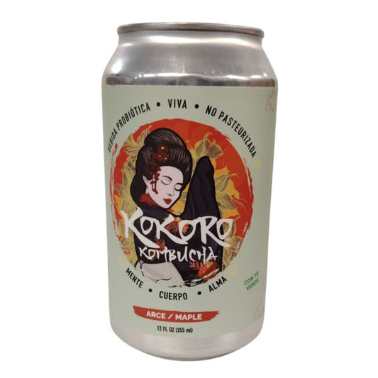 BEBIDA PROBIÓTICA ARCE /MAPLE KOKORO KOMBUCHA 355 ML
