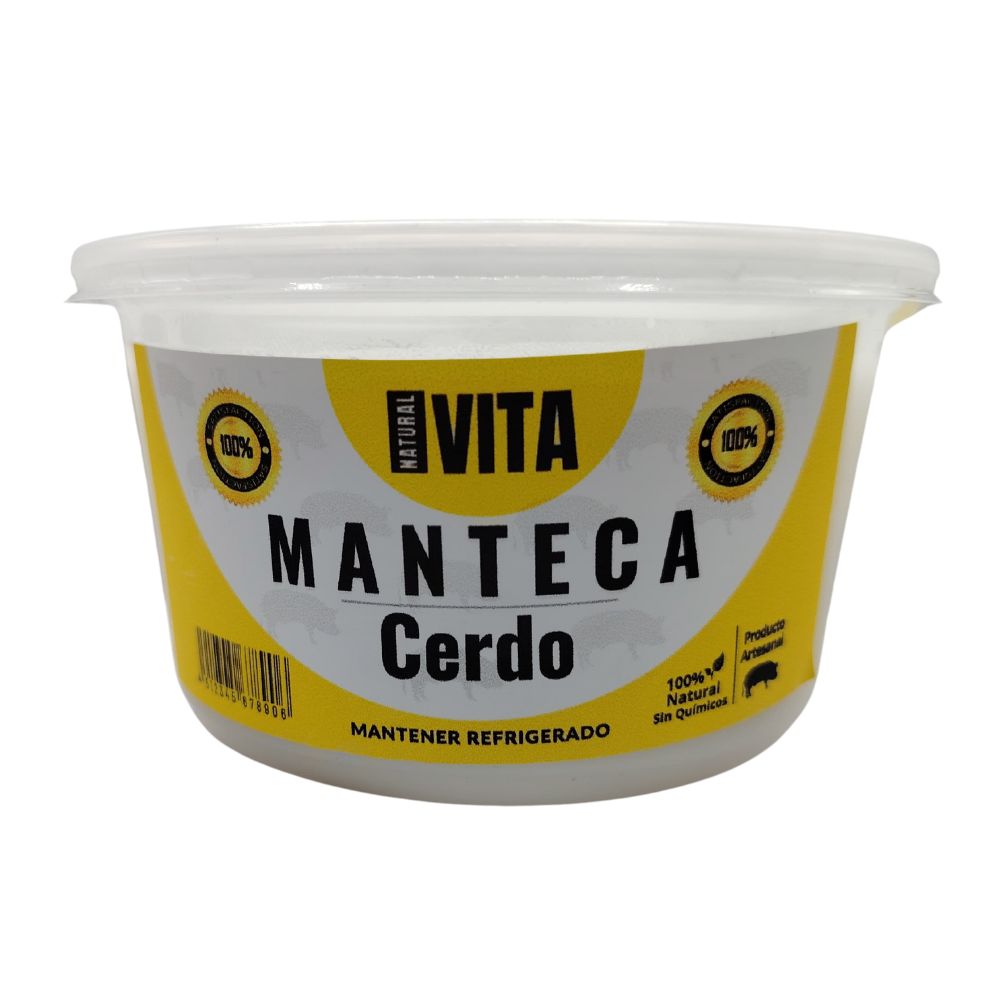 MANTECA DE CERDO NATURAL VITA 300 GR