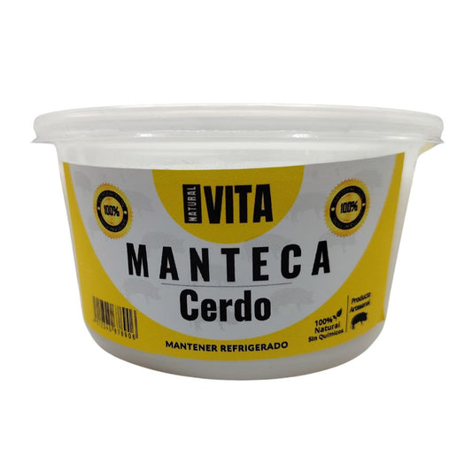 MANTECA DE CERDO NATURAL VITA 300 GR
