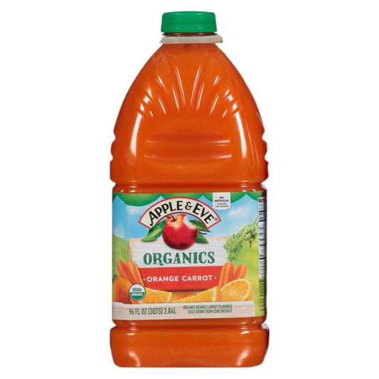JUGO DE NARANJA Y ZANAHORIA ORGANICO APPLE & EVE 96 OZ