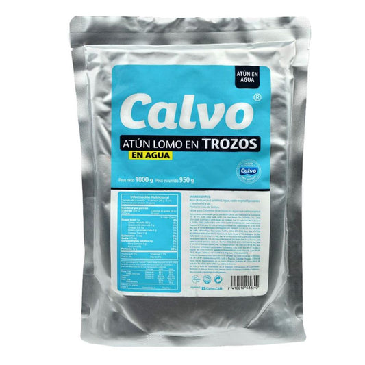 LOMO DE ATUN CALVO TROZOS EN AGUA 1000 GR