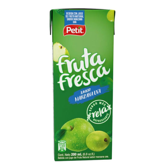 JUGO DE MANZANA Y UVA VERDE PETIT 200 ML