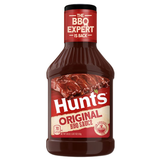SALSA BBQ ORIGINAL HUNTS 18 OZ