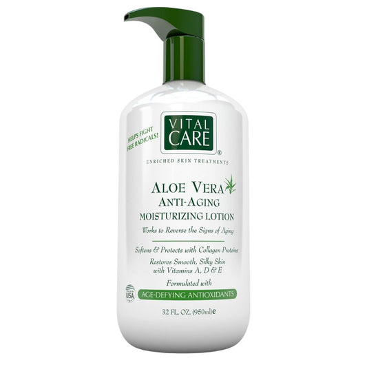 LOCION HIDRATANTE ANTIEDAD ALOE VERA VITAL CARE 32 OZ
