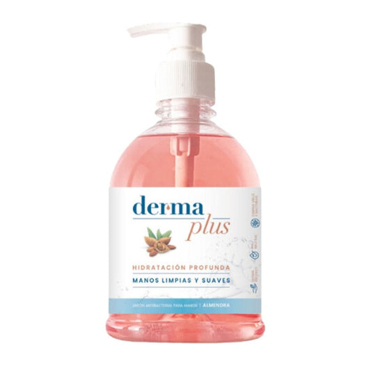 JABON LIQUIDO PARA MANOS DERMA PLUS ALMENDRA 500 ML