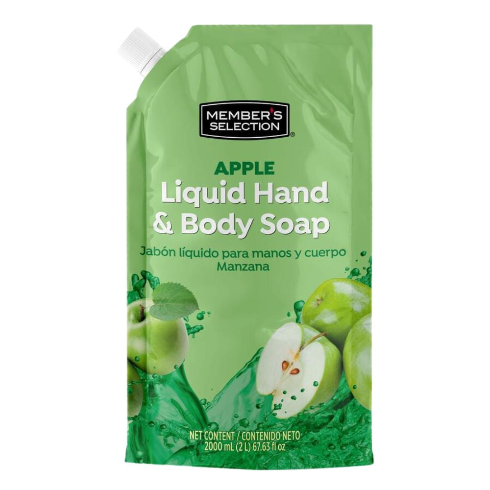 JABON LIQUIDO PARA MANOS Y CUERPO MANZANA MEMBERS SELECTION 2000 ML