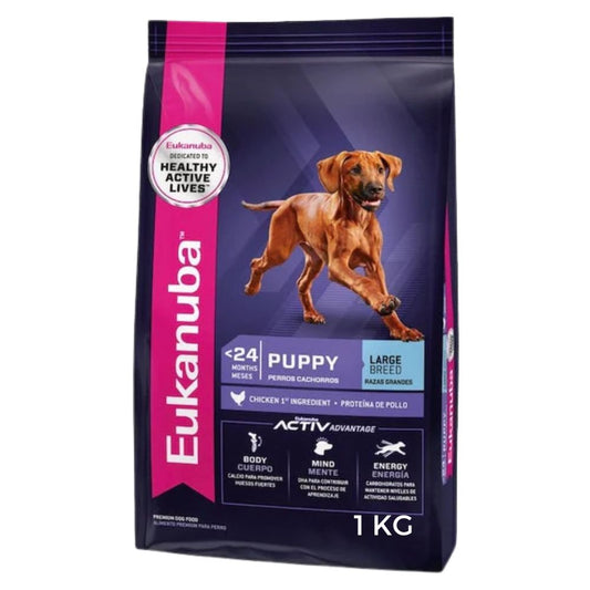 ALIMENTO PARA CACHORRO GRANDE EUKANUBA 1 KG