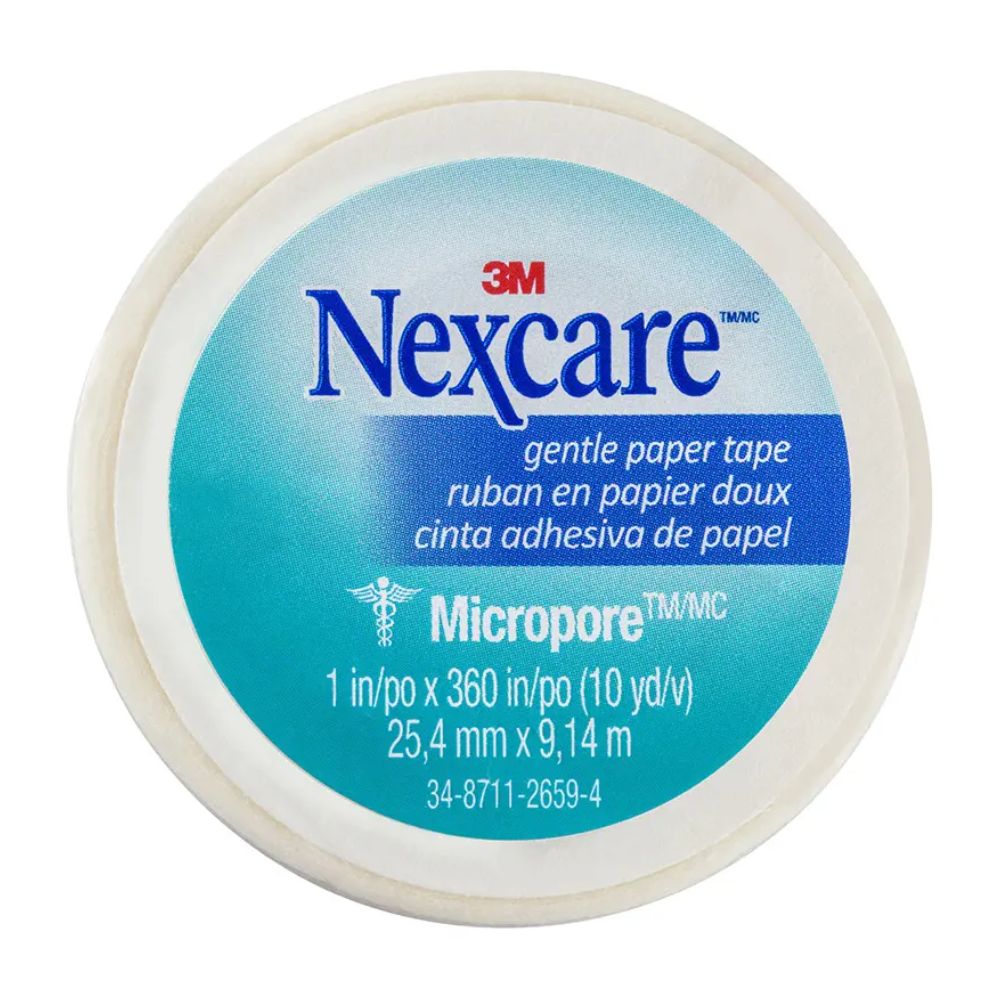 CINTA MICROPOR BLANCO 1/2X10 YDS